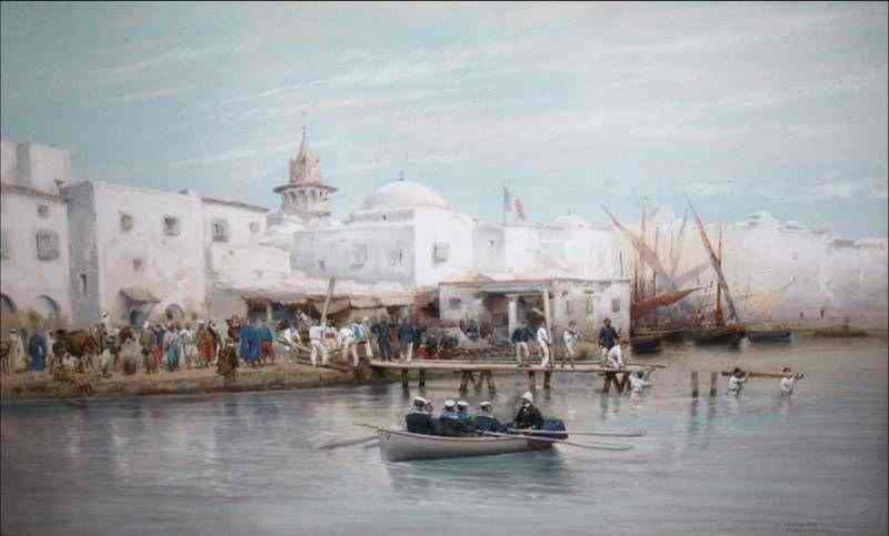 Hafen von Bizerte - Édouard Detaille
