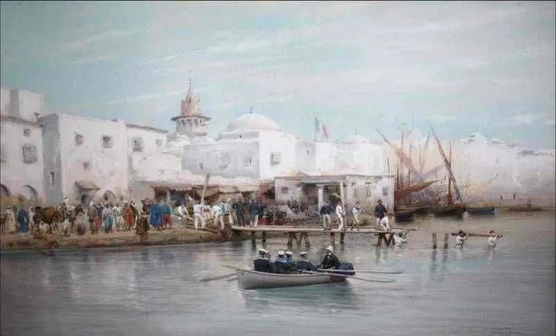 Hafen von Bizerte - Édouard Detaille
