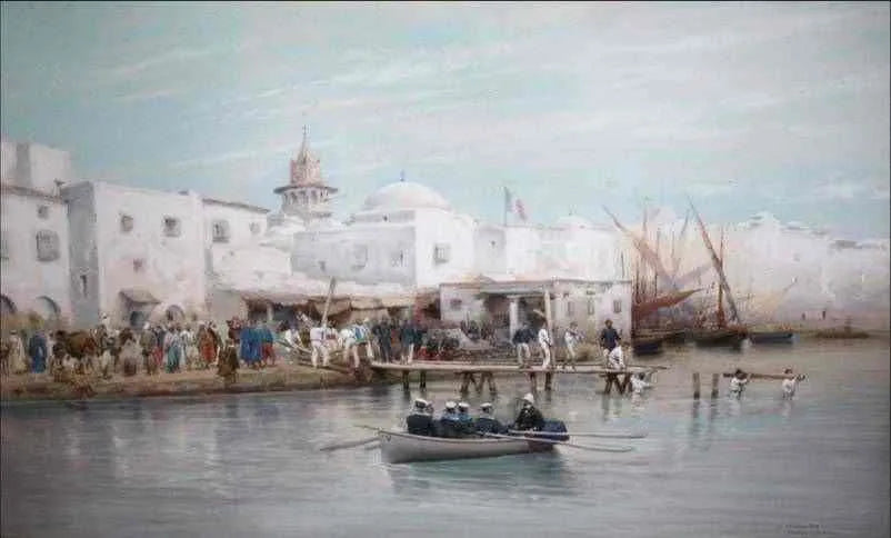Hafen von Bizerte - Édouard Detaille