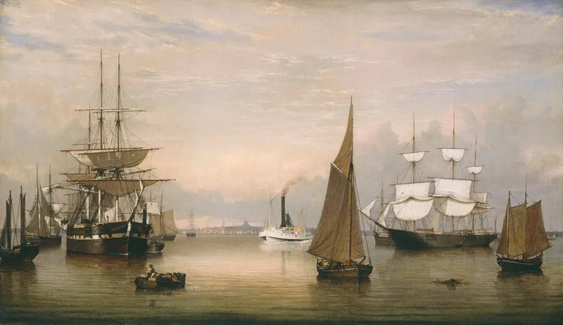Hafen von Boston (1856) - Fitz Henry Lane