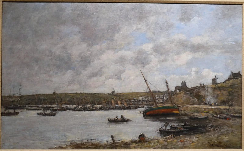 Hafen von Camaret - Eugène Boudin
