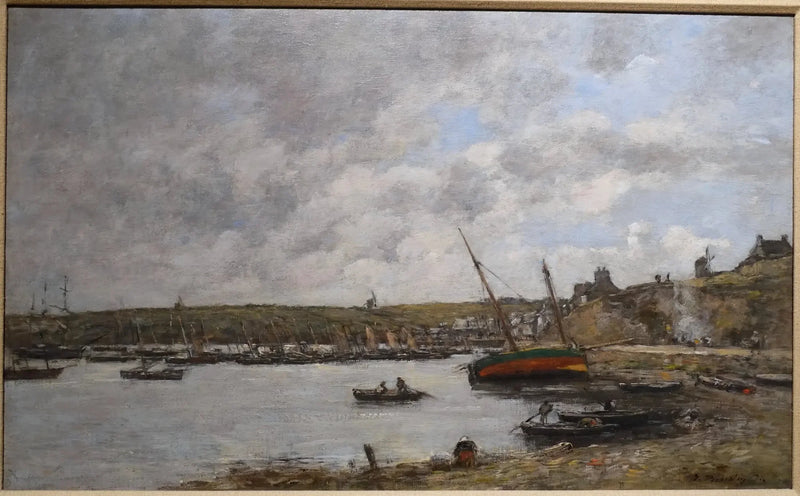Hafen von Camaret - Eugène Boudin