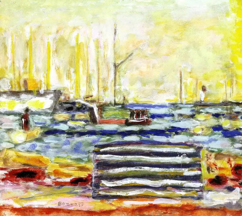 Hafen von Cannes - Pierre Bonnard