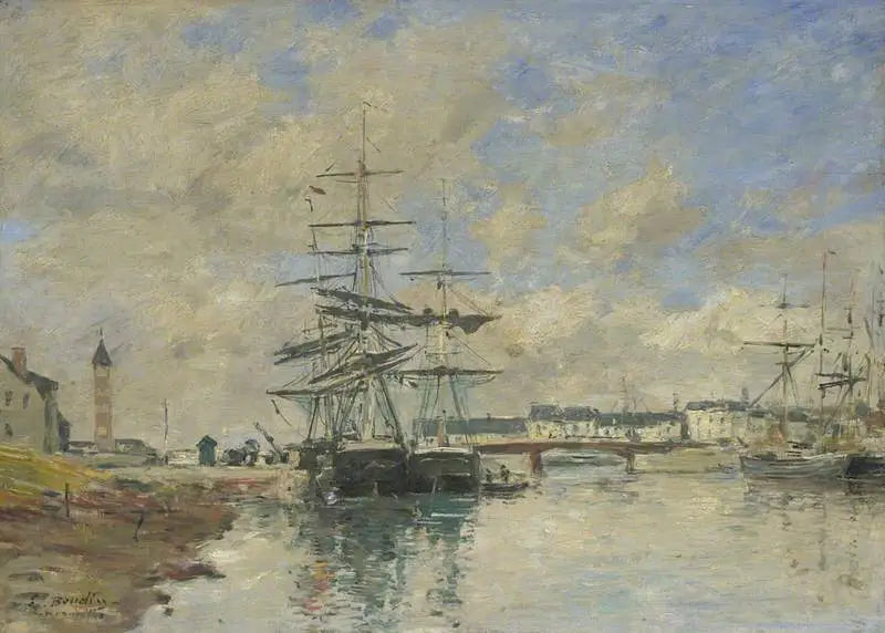 Hafen von Deauville - Eugène Boudin