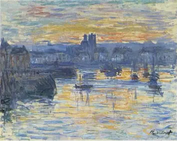 Hafen von Dieppe, am Abend - Claude Monet