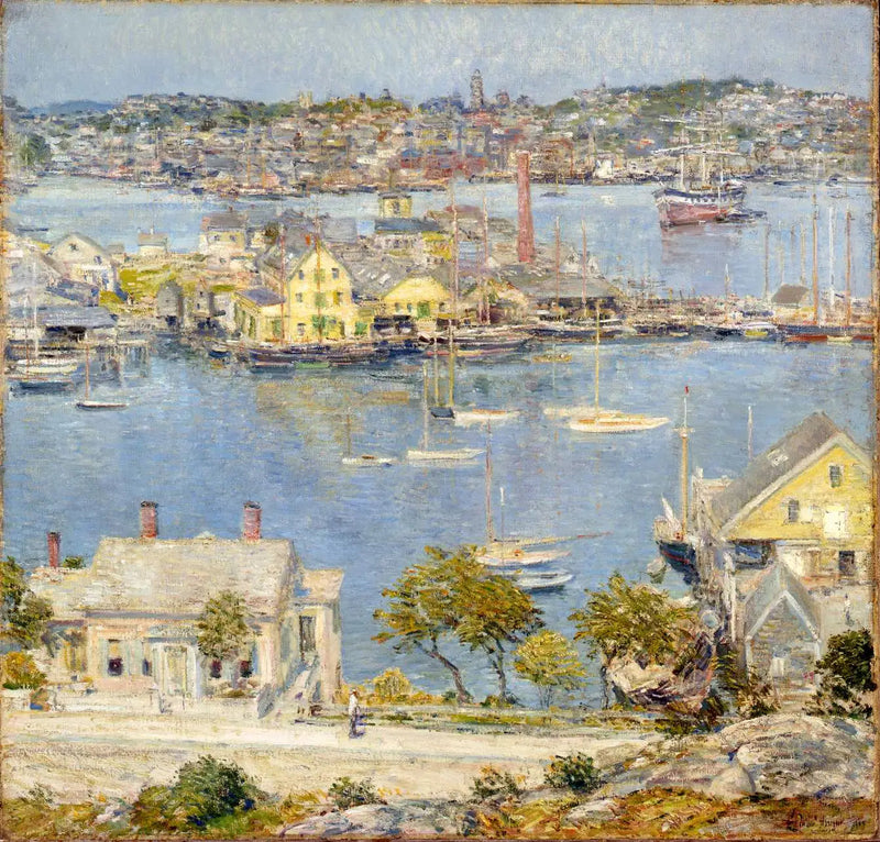 Gloucester Hafen - Childe Hassam