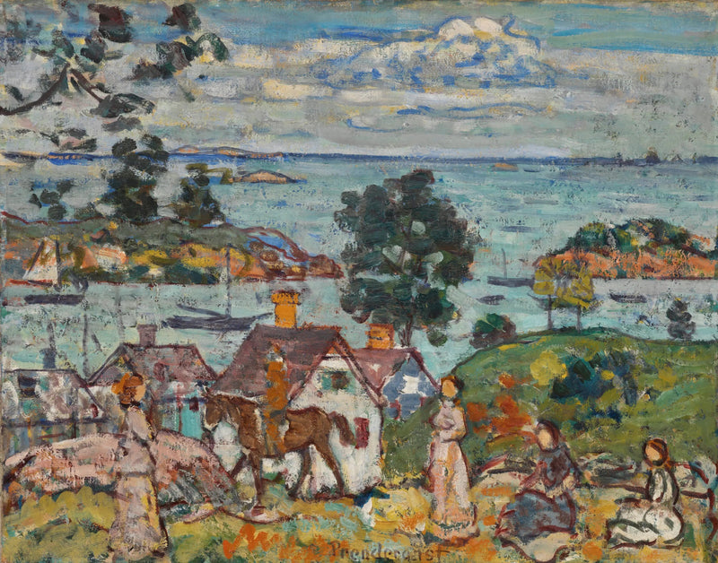 Gloucester Hafen - Maurice Prendergast