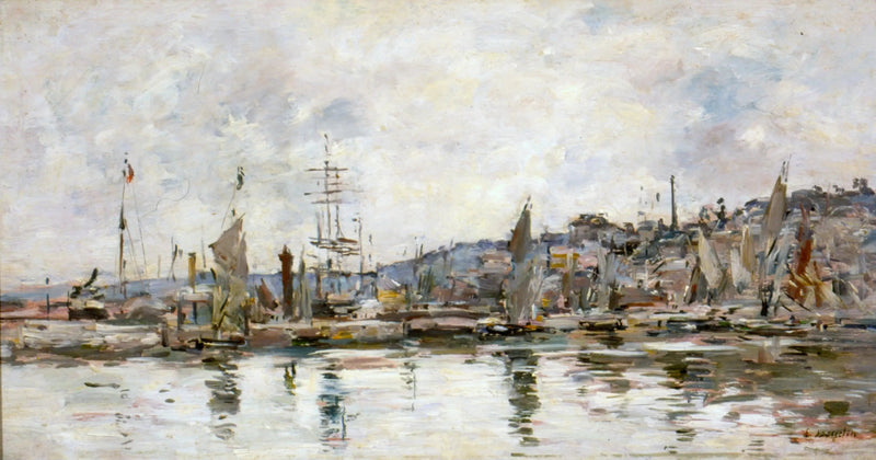 Hafen von Honfleur - Eugène Boudin