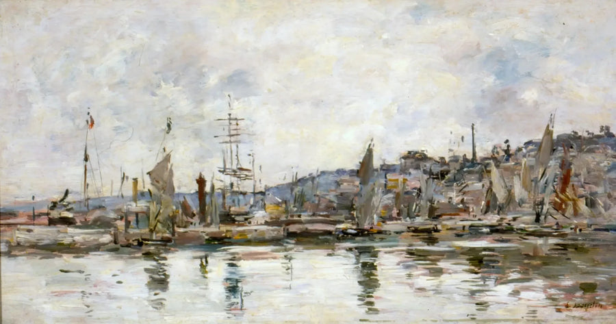Hafen von Honfleur - Eugène Boudin