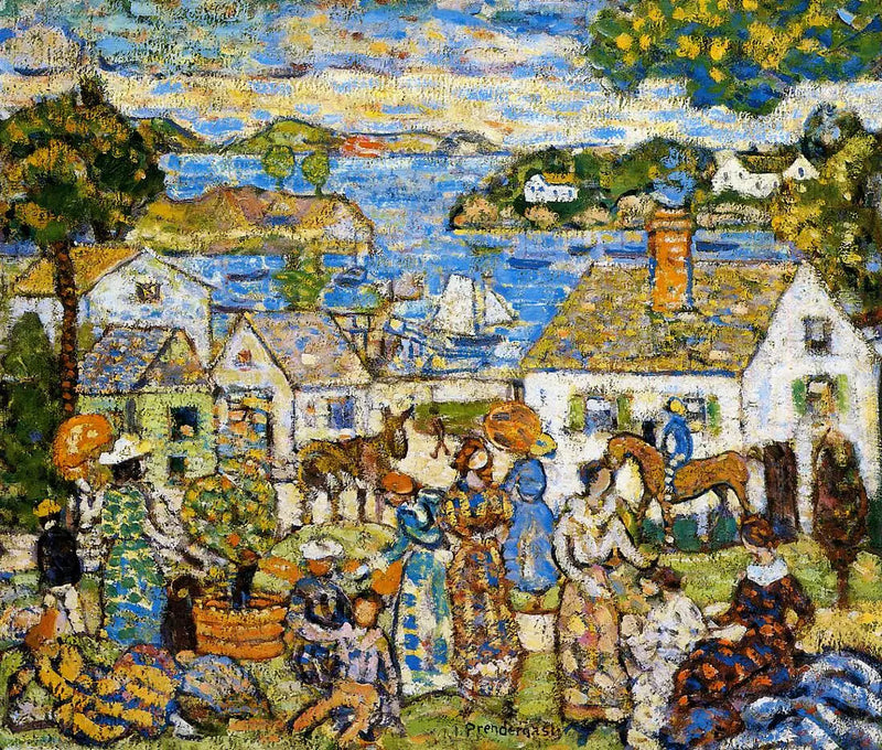 Port der Neuengland - Maurice Prendergast