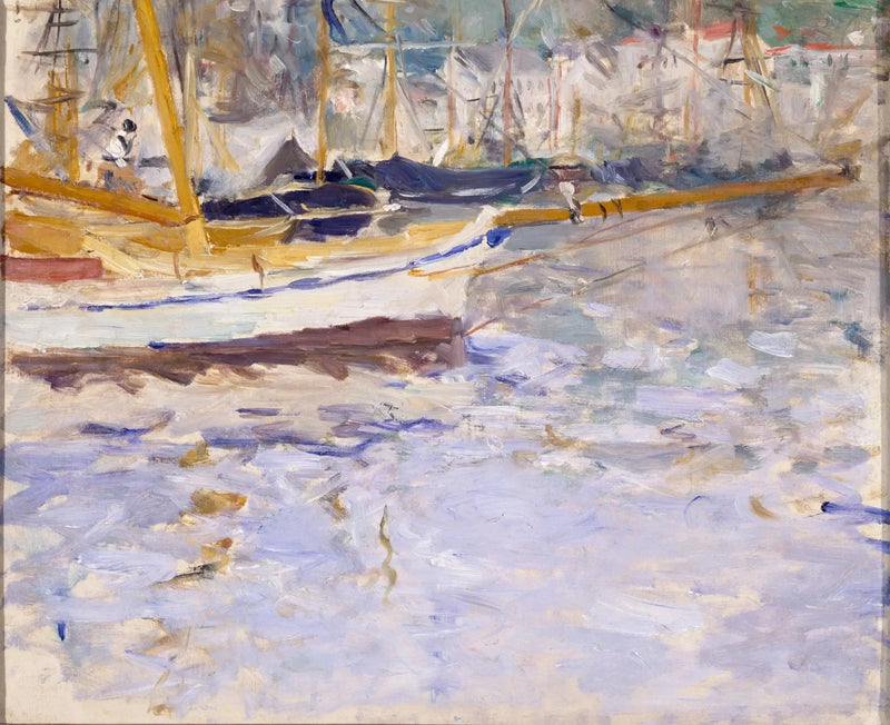 Hafen von Nizza - Berthe Morisot