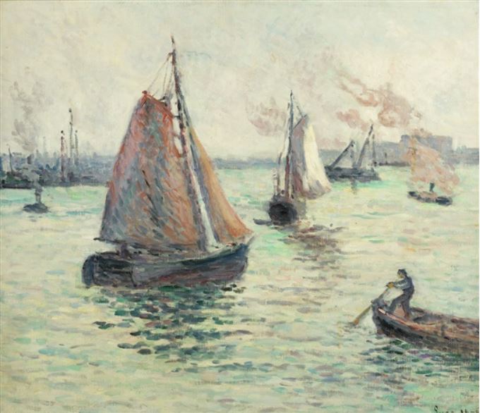 Hafen von Rotterdam - Maximilien Luce