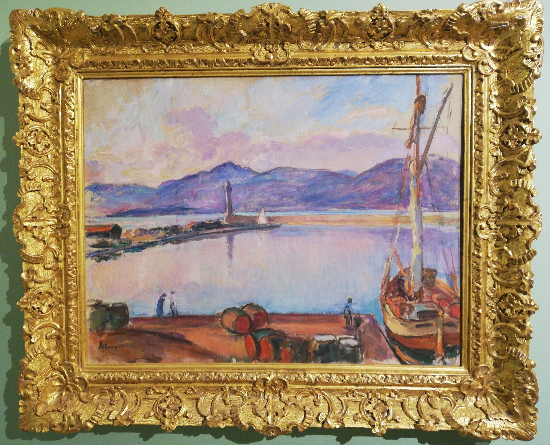 Port de Saint-Tropez - Henri Lebasque image 1 copie peinte à la main à l’huile