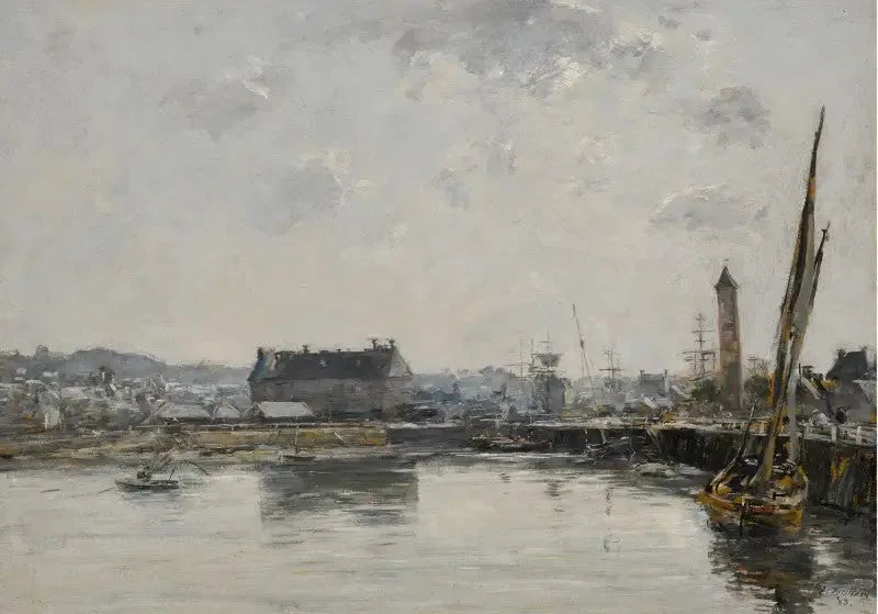 Hafen von Trouville - Eugène Boudin