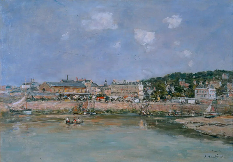 Hafen von Trouville - Eugène Boudin