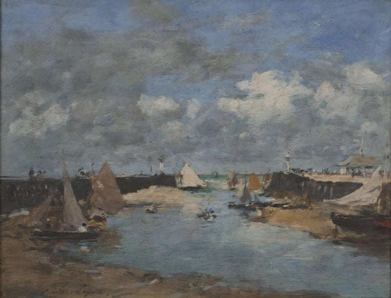 Hafen von Trouville - Eugène Boudin