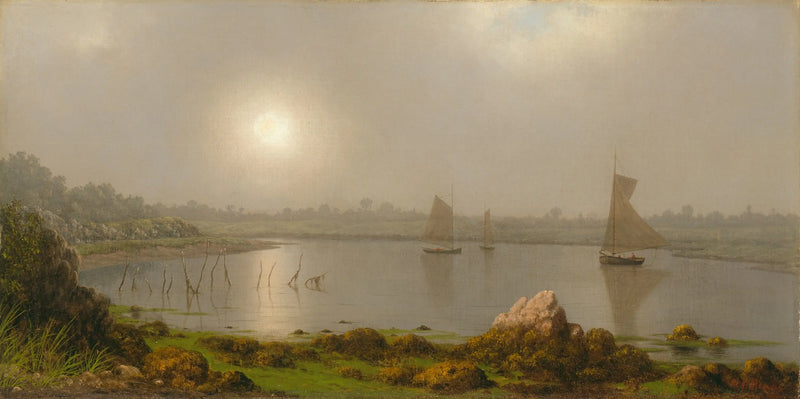 Port de York, côte du Maine - Martin Johnson Heade