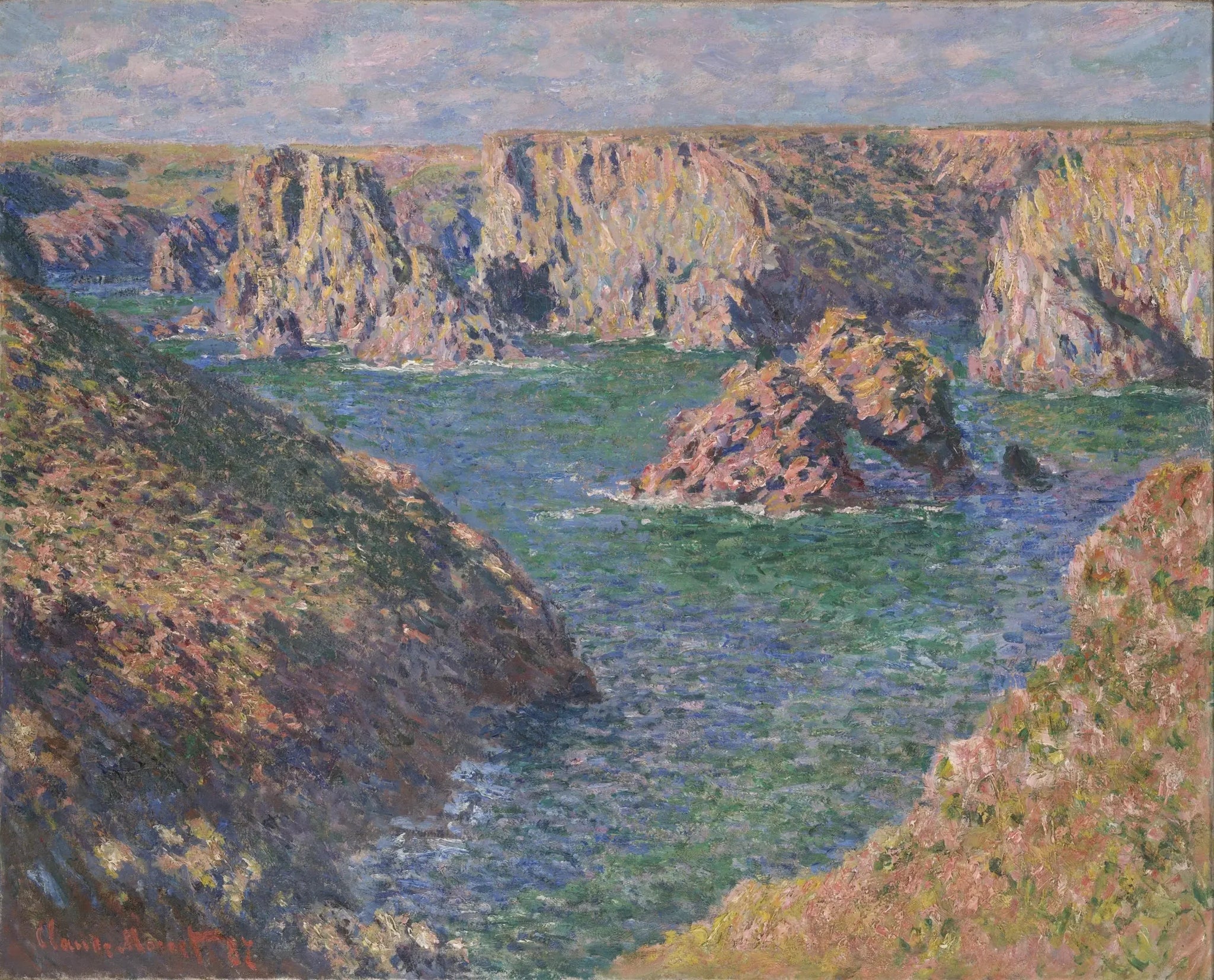 Port-Domois, île Belle - Claude Monet image 1 reproduction de peinture à l’huile