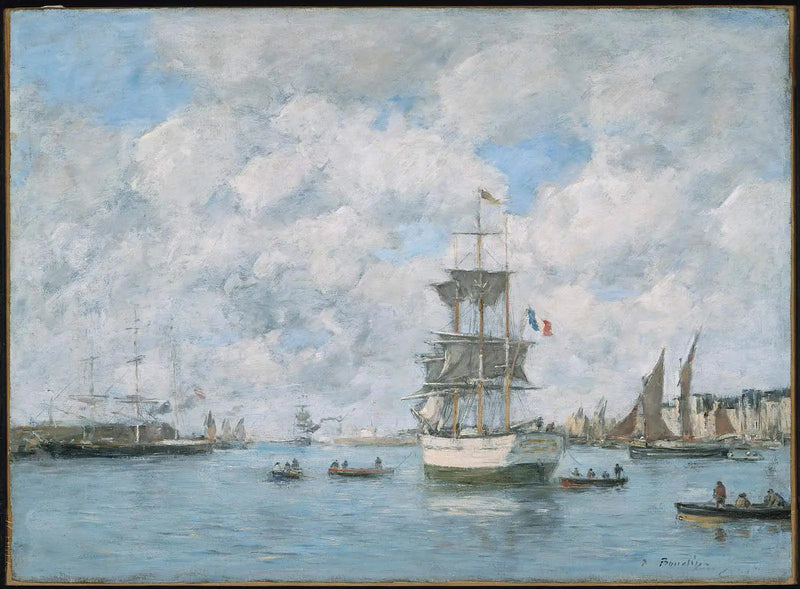 Hafen von Le Havre - Eugène Boudin