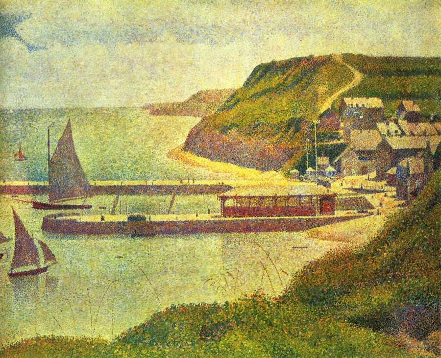 Port-en-Bessin, Außenhafen, Hochwasser - Georges Seurat