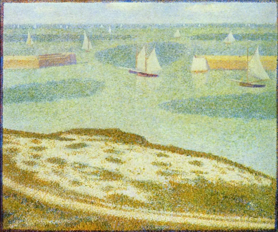 Port-en-Bessin, Eingang des Hafens - Georges Seurat