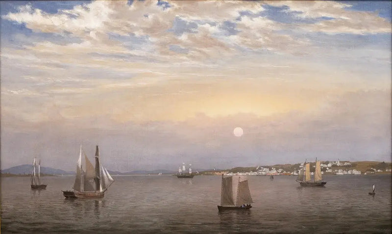 Hafen und Stadt Castine - Fitz Henry Lane