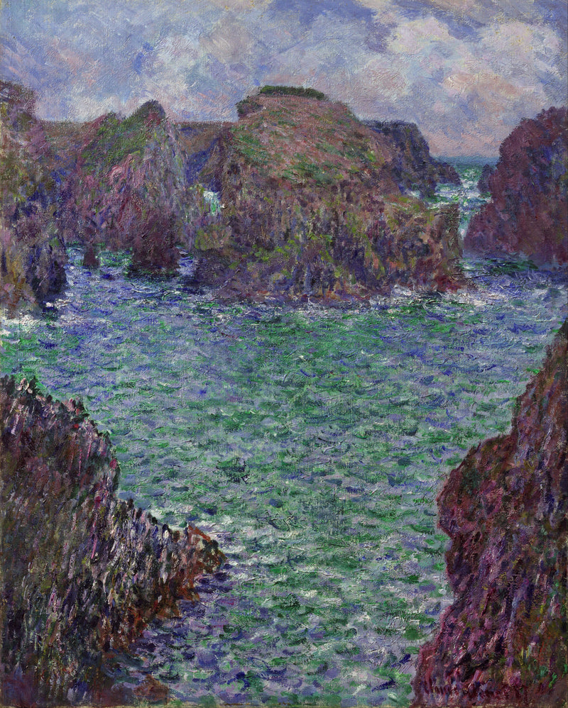 Port-Goulphar, Belle-Iolle W1094 - Claude Monet