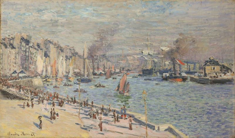 Hafen von Le Havre W297 - Claude Monet