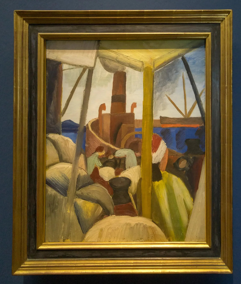 Tunesische Hafenstadt - August Macke