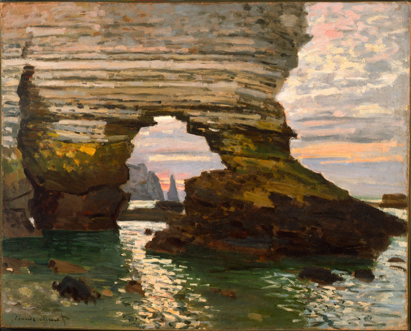 La Porte d'Amont, EEtretat W258 - Claude Monet