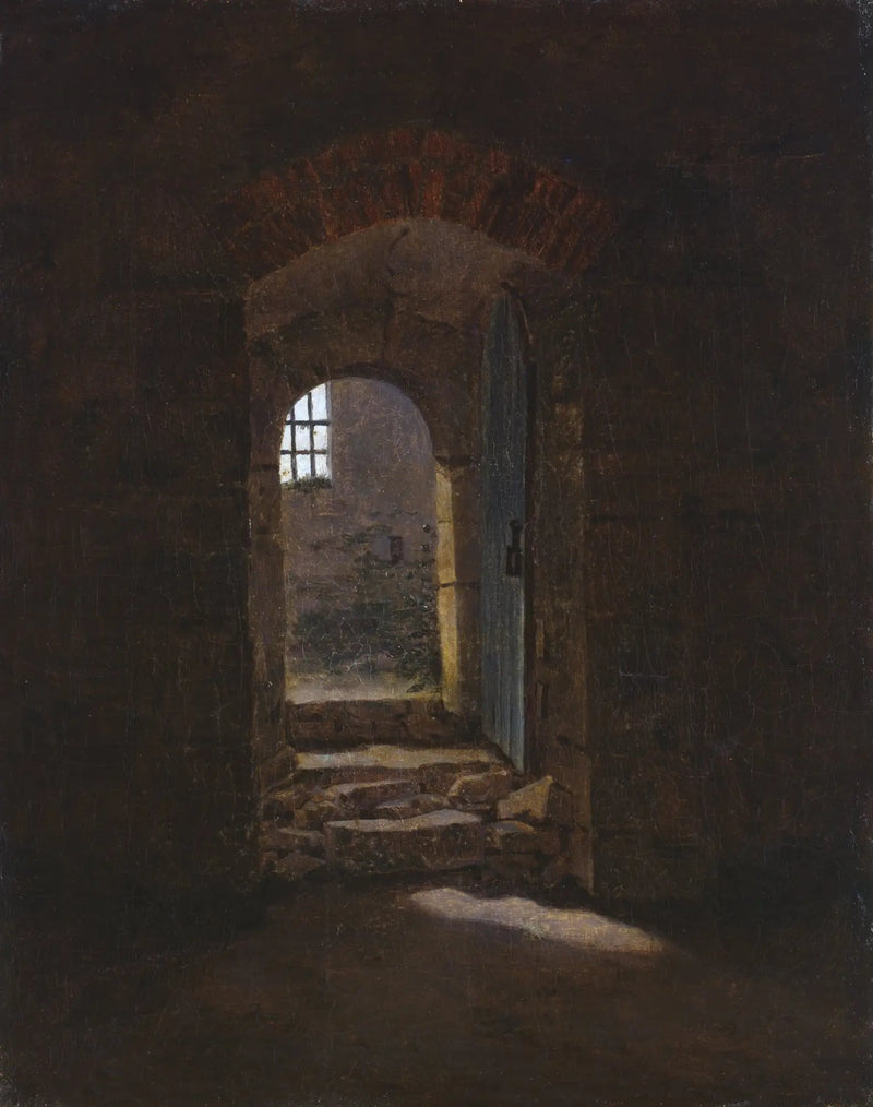 Eingangstür in Meißen - Caspar David Friedrich