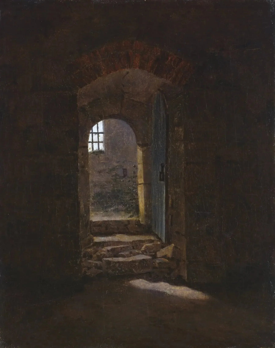 Eingangstür in Meißen - Caspar David Friedrich