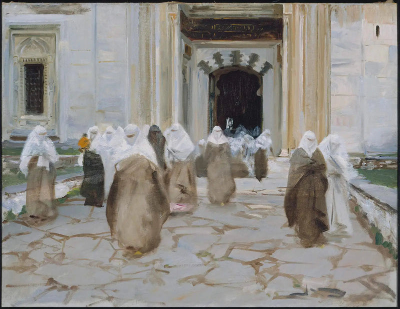 Tür einer Moschee - John Singer Sargent