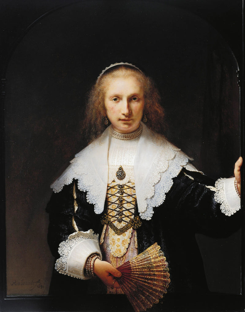 Porträt von Agatha Bas - Rembrandt