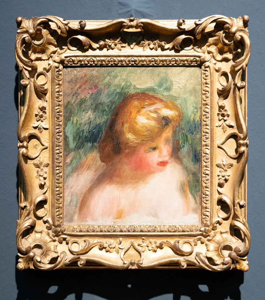Büstenporträt einer jungen Frau - Pierre-Auguste Renoir