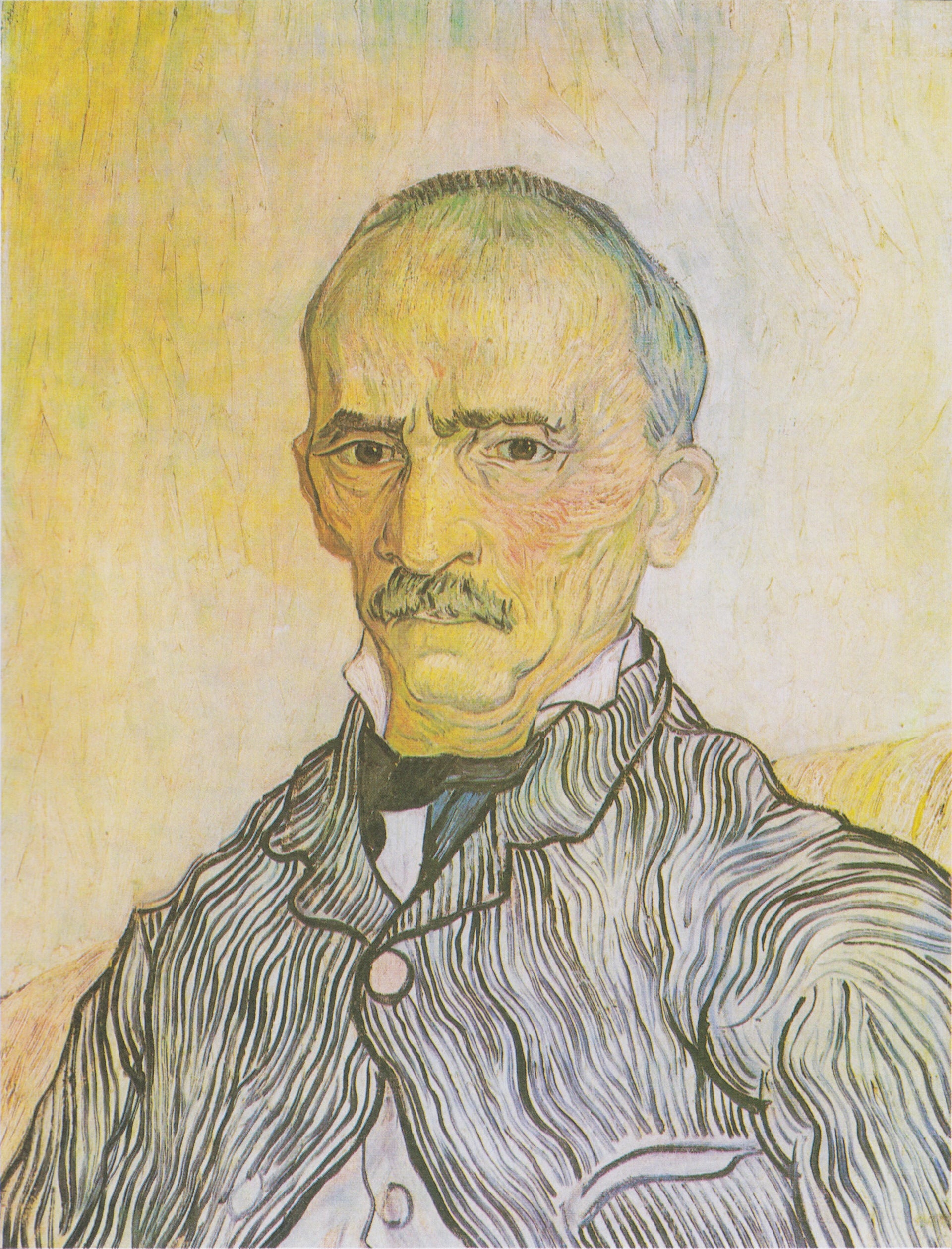 Portrait de Charles-Elzéard Trabuc F629 de Vincent van Gogh – reproduction peinture à l’huile