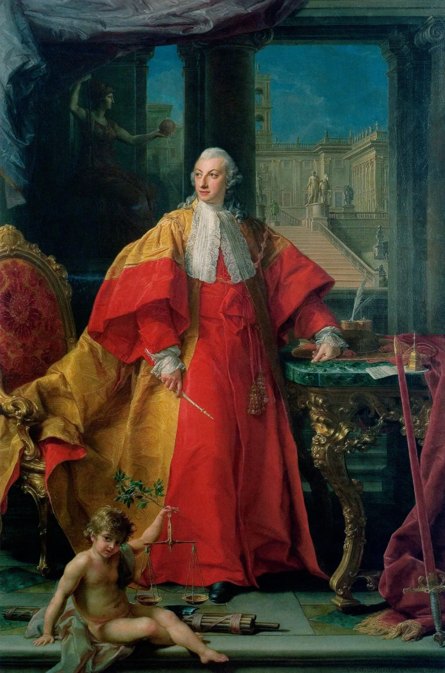 Porträt von Abbondio Rezzonico - Pompeo Batoni