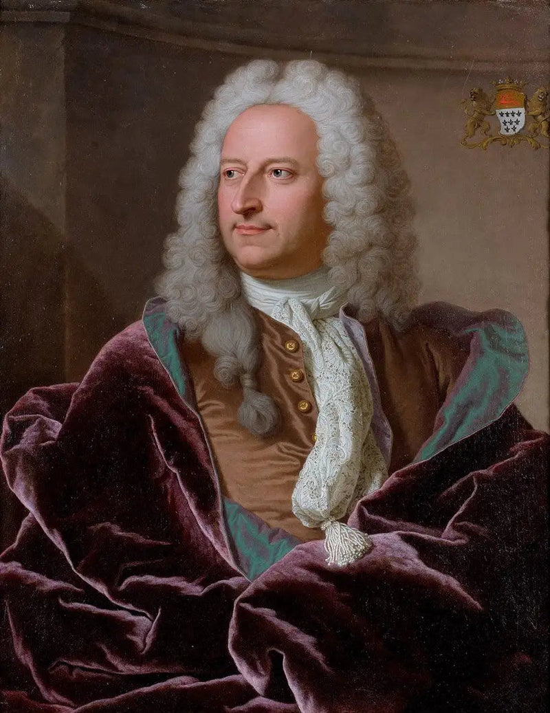 Porträt von Abraham Van Hoey - Hyacinthe Rigaud