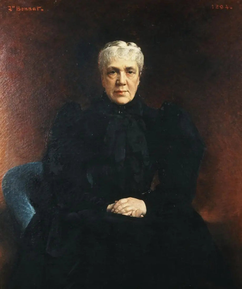 Portrait von Aimilia Salvagou - Léon Bonnat