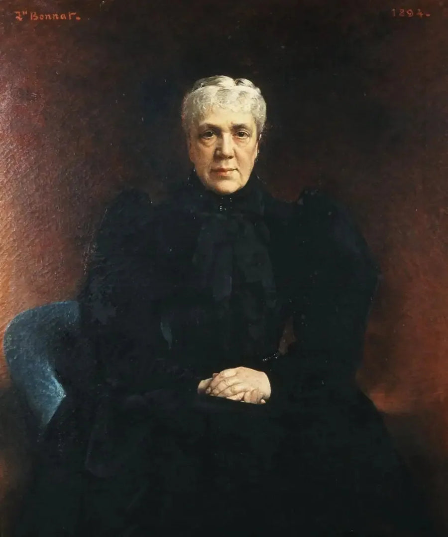 Portrait von Aimilia Salvagou - Léon Bonnat