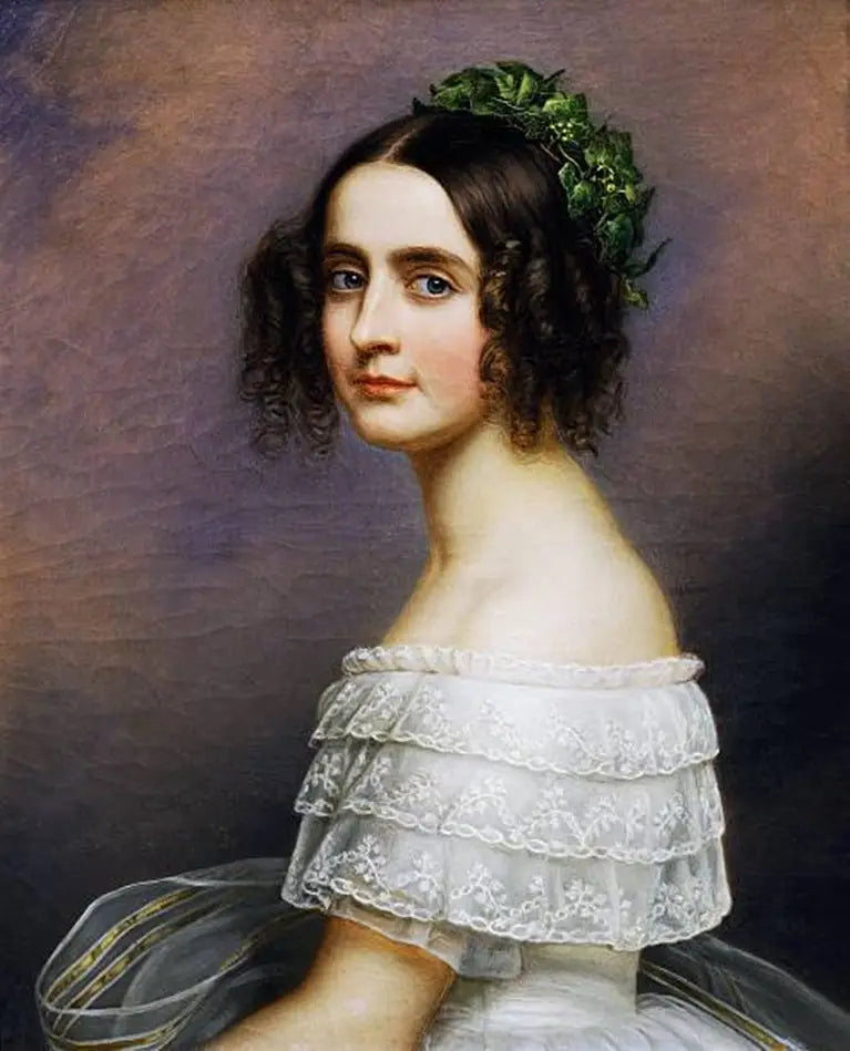 Porträt von Alexandra Amalie von Bayern (1826-1875) - Joseph Karl Stieler