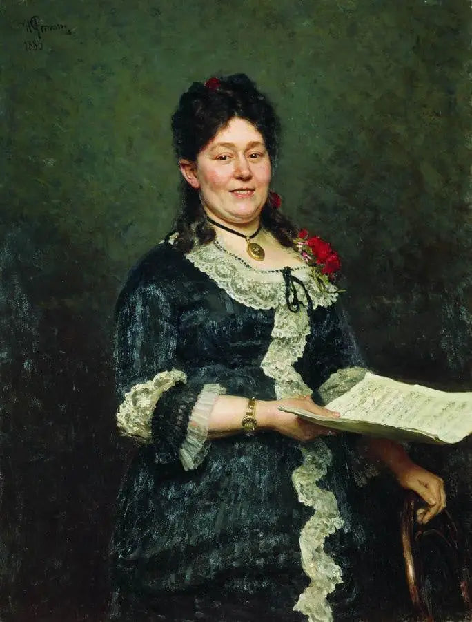 Portrait von Alexandra Molas - Ilya Repin