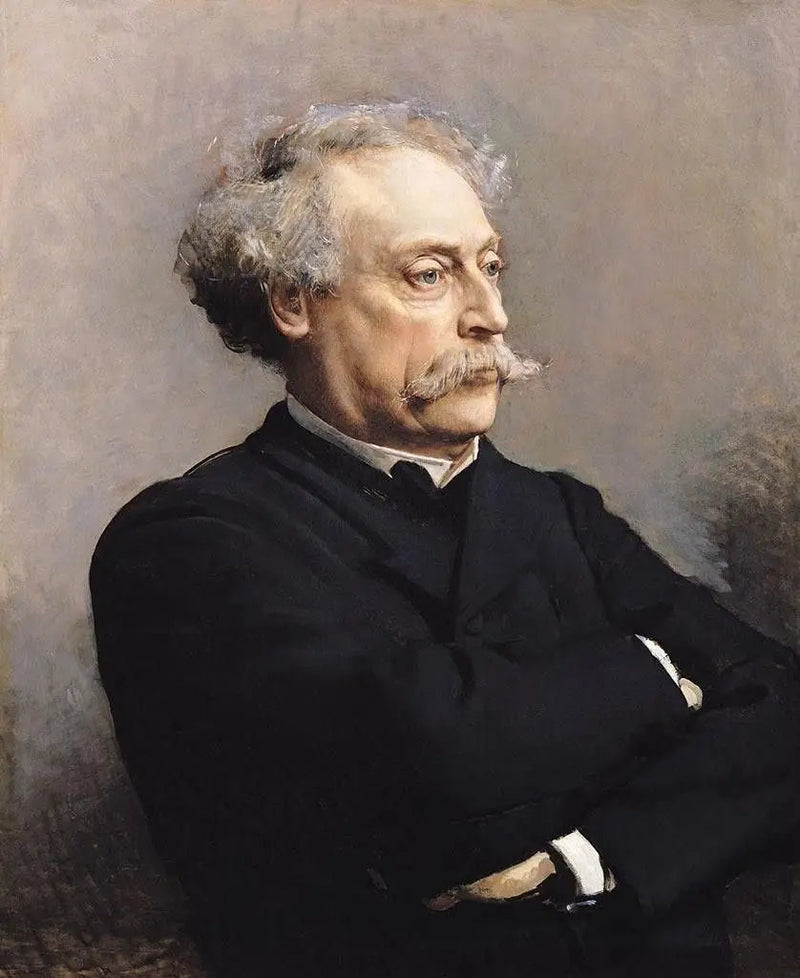 Portrait von Alexandre Dumas fils - Léon Bonnat
