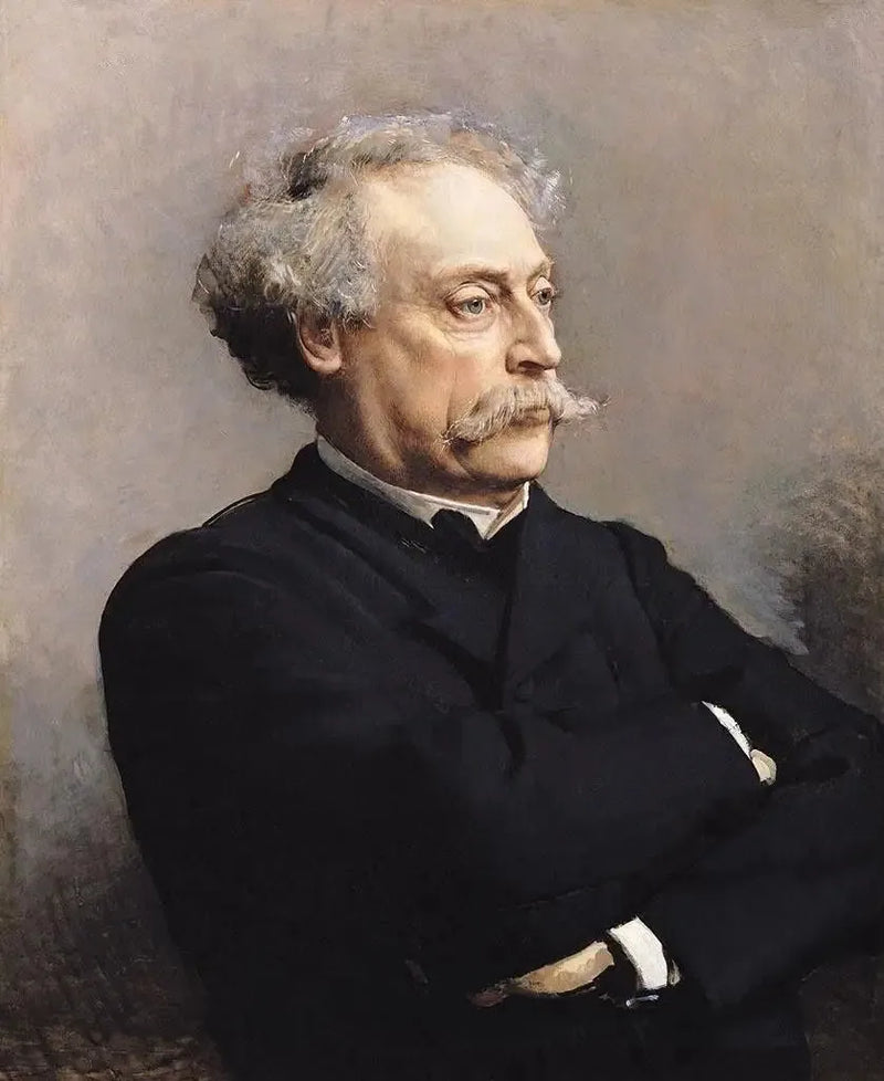 Portrait von Alexandre Dumas fils - Léon Bonnat