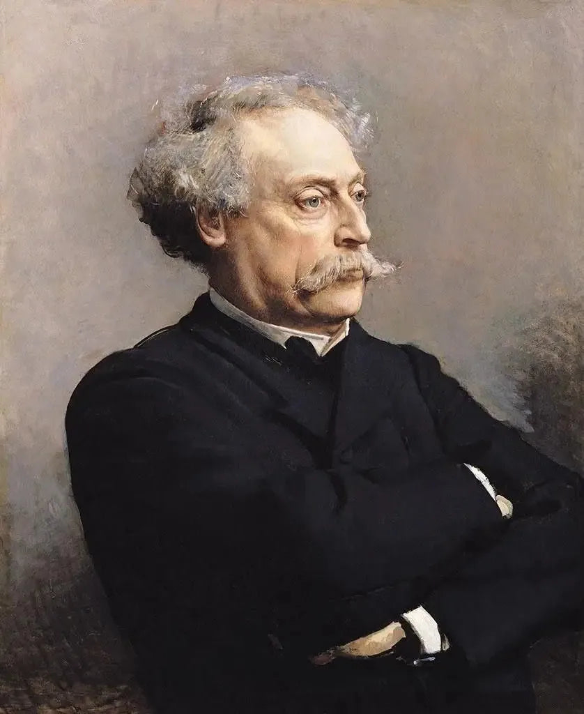 Portrait von Alexandre Dumas fils - Léon Bonnat
