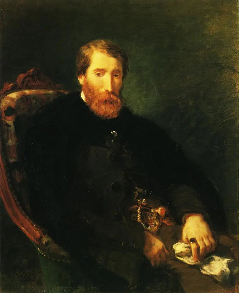 Porträt von Alfred Bruyas - Eugène Delacroix