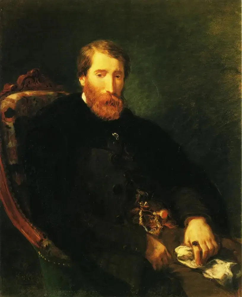 Porträt von Alfred Bruyas - Eugène Delacroix