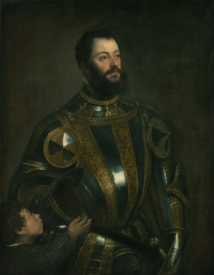 Portrait von Alphonse d'Avalos - Titian