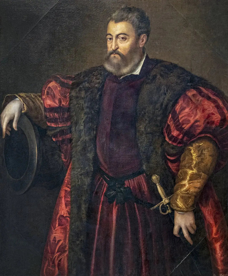 Portrait von Alphonse Ier d'Este - Titian