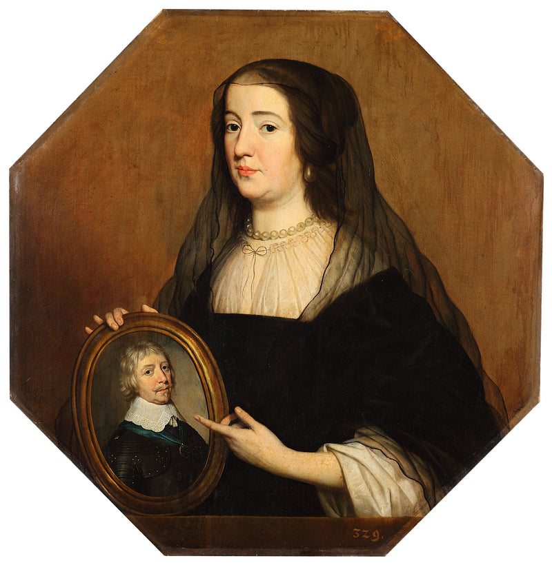 Porträt von Amalia van Solms (1602-1675) - Gerrit van Honthorst
